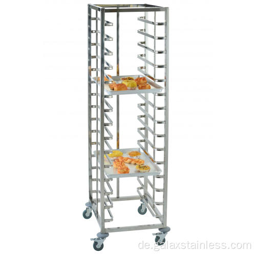 Edelstahl-Bäckerei-Wagen-Brot-Transportwagen